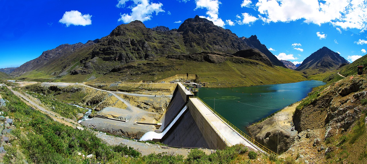 Presa para retener Agua